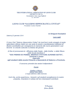 DISTRETTO 108 YA - Liceo Classico Statale "F. De Sanctis"