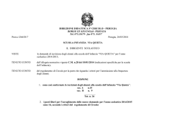 graduatoria VIA QUIETA 2014-15 - Direzione Didattica V Circolo