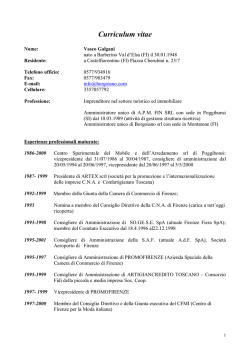 Curriculum vitae