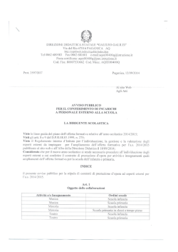 DIREZIONE DIDATTICA STATALE &ldquo;GALILEO GALILEI&rdquo; Via