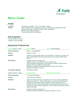 Reply Consulting Srl - Marco Tauber