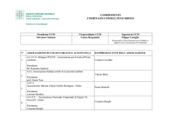 componenti comitato consultivo misto - Policlinico S.Orsola