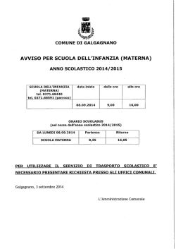 COMUNE DI GALGAGNANO