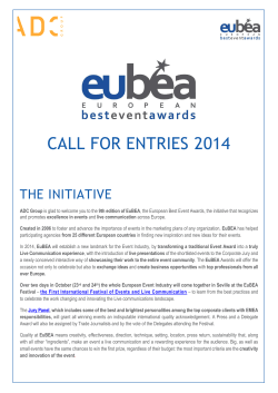 Call For Entries 2014