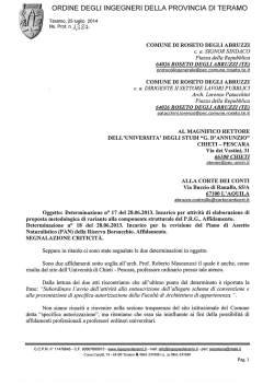 ORDINE DEGLI INGEGNERI DELLA PROVINCIA DI TERAMO