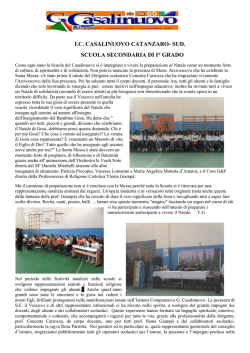 ic casalinuovo catanzaro- sud. scuola secondaria di i&deg; grado
