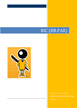 BIC (BB.PAR) - MoneyRiskAnalysis