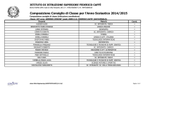 docenti per classi 1td - 1te - 2td