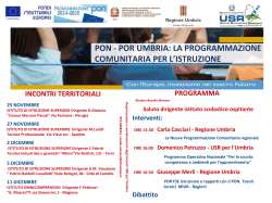 Locandina PON POR - Programma degli incontri (PDF)