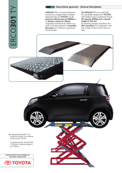 ERCO 301 TY - Corghi S.p.A.
