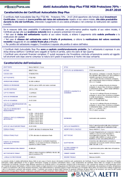 FTSE Mib - Aletti Certificate