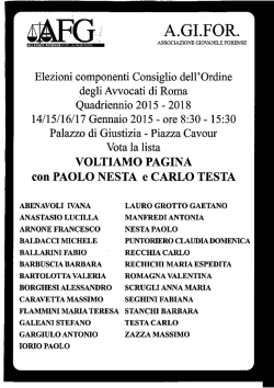 A.GI.FOR. - Avv. Paolo Nesta
