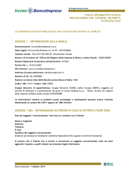 FI Estero Sconto pro solvendo con cessione