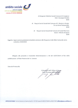 Graduatoria asilo Nido Comunale0001