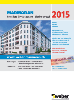 2015 - Saint-Gobain Weber AG