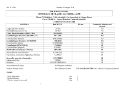 Documento Consiglio Classe 5B pacle