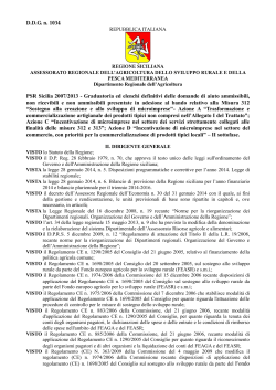 DDG n.1034 del 15/04/2014 - Euromed Carrefour Sicilia