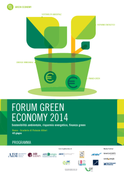 FORUM GREEN ECONOMY 2014