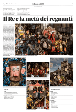 Il Re e la met&agrave; dei regnanti