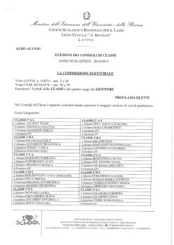 Elezioni consigli di classe