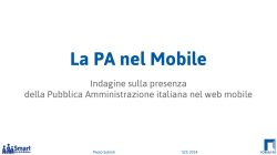 I Parte - Eventi PA