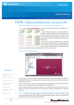 FEPA: Fattura Elettronica verso la PA