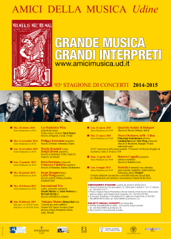 www.amicimusica.ud.it - Proloco del Friuli Venezia Giulia