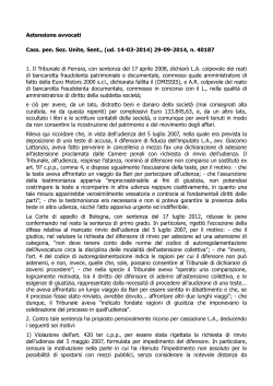 ud. 14-03-2014 - Ordine degli Avvocati di Gorizia