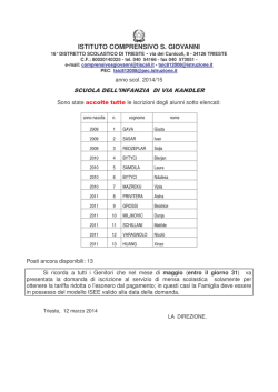 inf KD accolti 14-15.rtf - Istituto Comprensivo San Giovanni