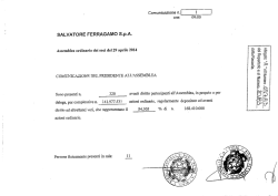 SALVATORE FERRAGAMO S.p.A.