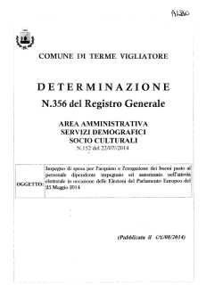 INAZIONE - Comune di Terme Vigliatore