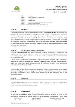 nostro codice etico