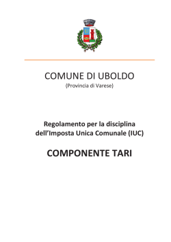 Uboldo – Tari Regolamento (PDF)