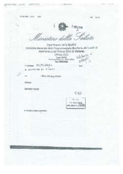 PROVE Esposto, alcuni dei file inviati al C.E.D.U sui