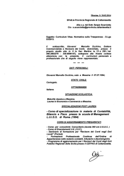 Messina lì 20.02.2014 SPett.le Provincia Regionale di Caltanissetta
