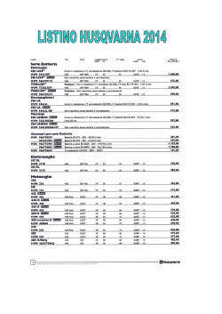 HWM. listino 2014 - rappresentanze
