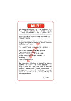 TIPO ESTINTORE CARRELLATO "PP30MM" Carica