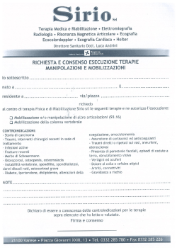 Terapia Medica e Riabilitazione o Elettromiografia