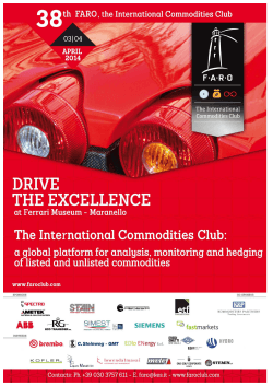 FARO is the International Commodities Club