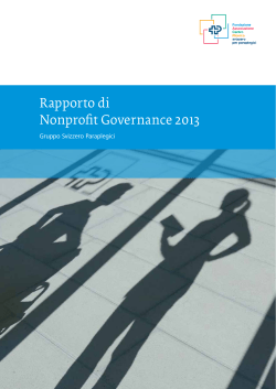 Rapporto di Nonprofit Governance 2013