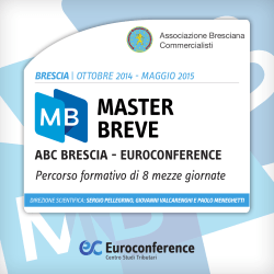 Pieghevole Master Breve ABC 2014-2015 Brescia