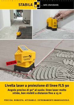 livella laser a proiezione di linee fls 90