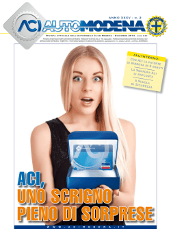Insieme a voi tra passato, presente e futuro