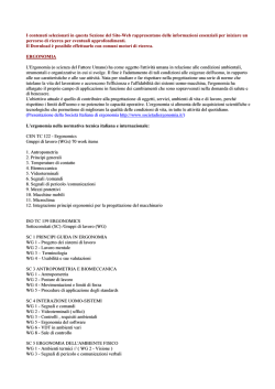 Ergonomia - Collegio dei Periti Industriali