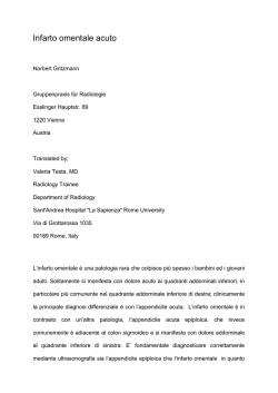 Infarto omentale acuto