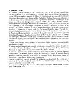 curriculum - Teatro Nuovo Giovanni da Udine