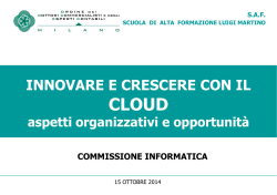 Intervento a cura di Valentina Rossi