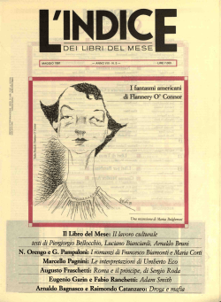 Il Libro del Mese: Il lavoro culturale testi di Piergiorgio