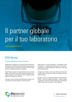 Company Profile - D.T.O. Servizi