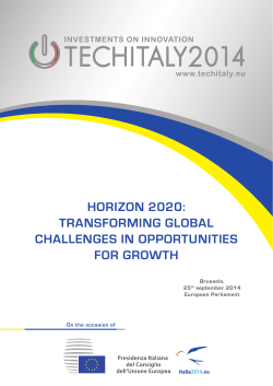 Horizon 2020: Transforming global CHallenges in opporTuniTies for